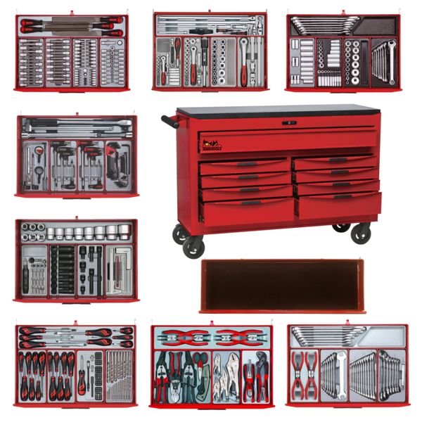 Teng Tools TCMMIND08 - 569 Piece Mega Master Tool Kit TCMMIND08U